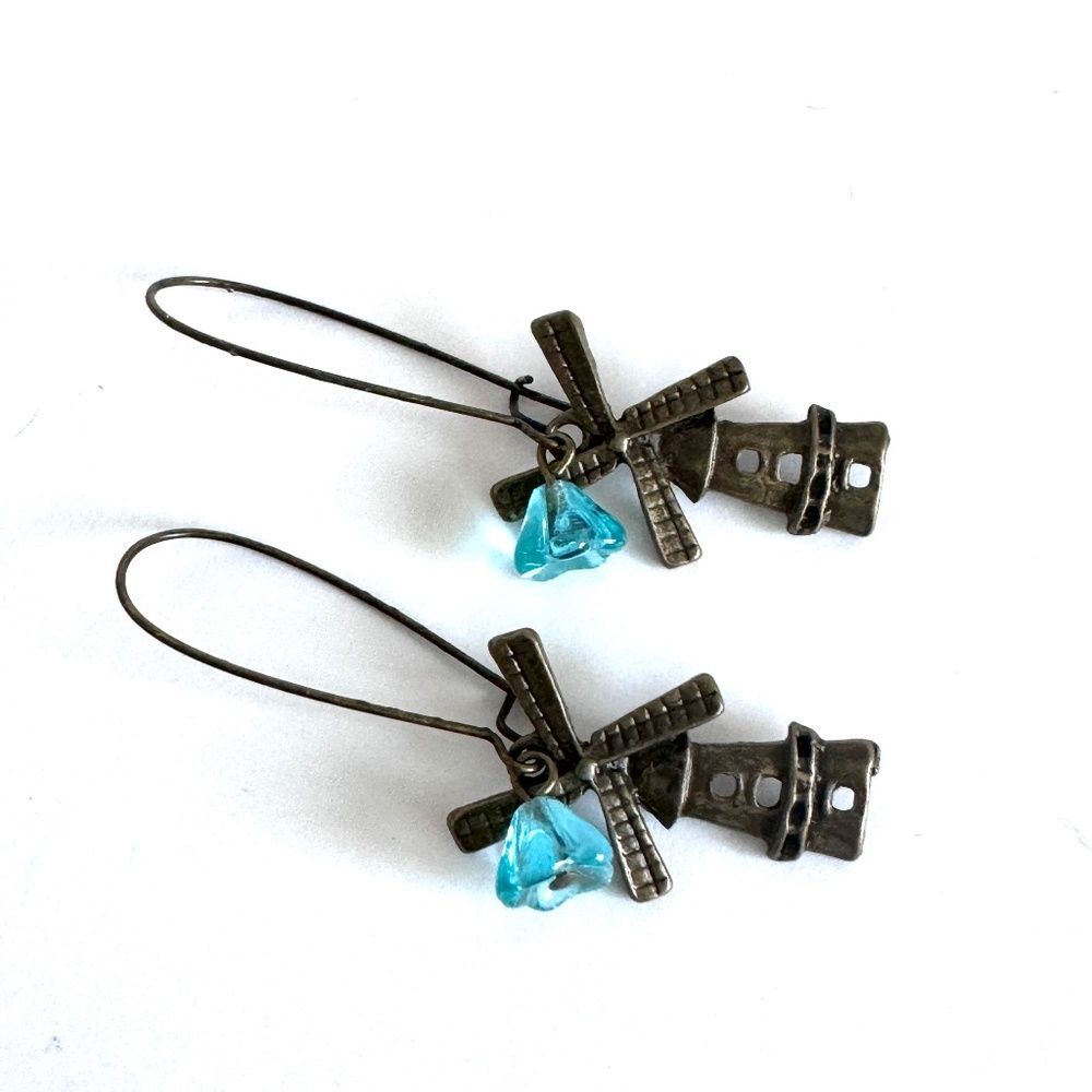 New Indio Jewelry New Bronze Windmill Flower Earrings #301